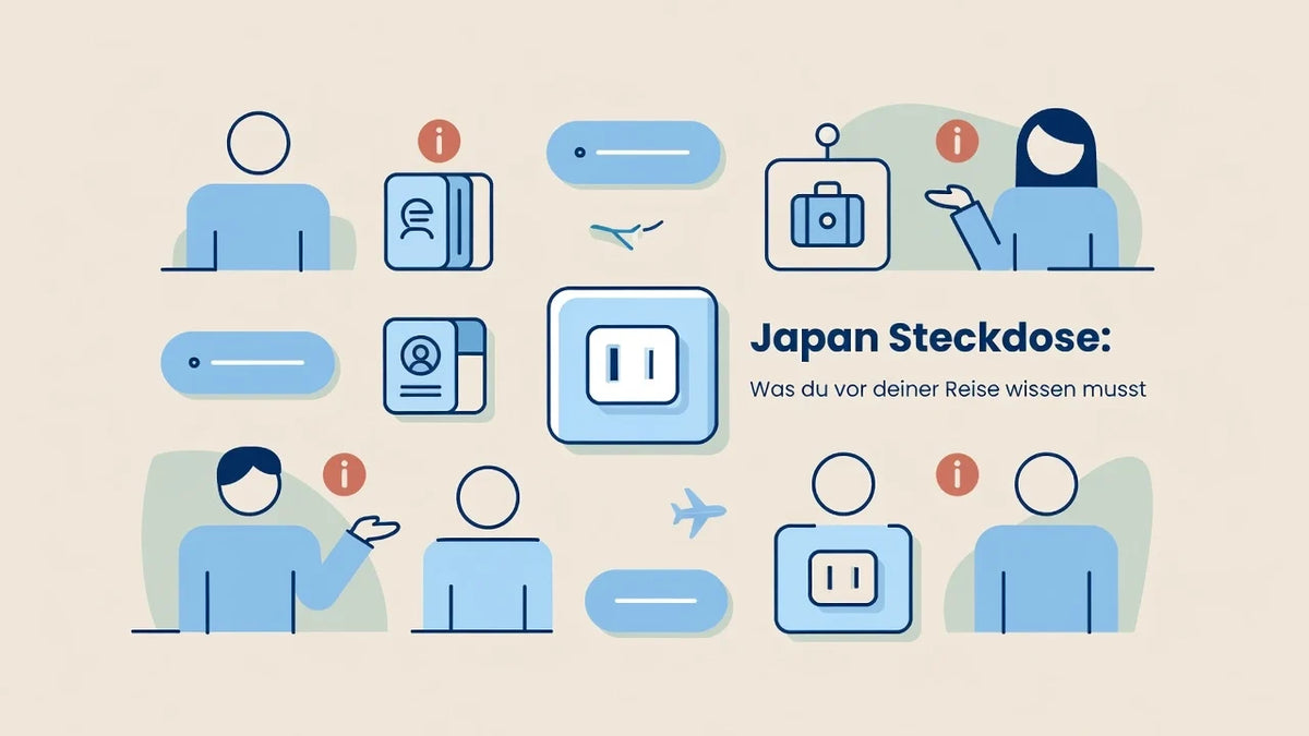 Professional header image for list-based article: Japan Steckdose: Was du vor deiner Reise wissen musst