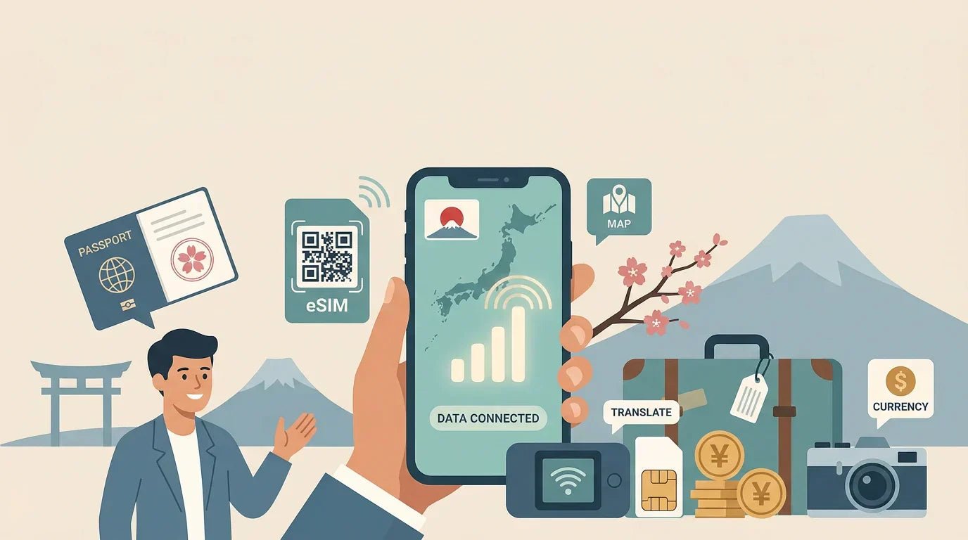 Mobiles Datenvolumen in Japan: Warum Internet im Ausland unverzichtbar ist - DriveDocs Japan
