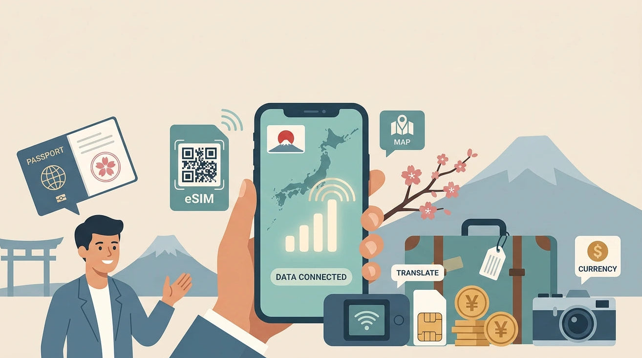 Mobiles Datenvolumen ist unverzichtbar fuer deine Japan Reise